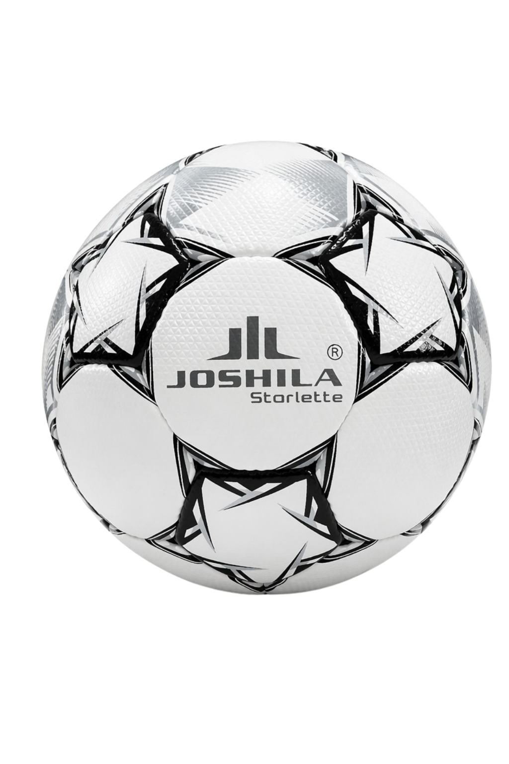 Hand Stitched Football Article Starlette 2 Tone Diamond Color White Grey